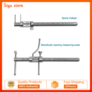 20-100mm /0-80mm Dental Implant VDO Ruler Venus Apollo Gauge Orthodontic Sliding Caliper Orthodontic Caliper Instrument