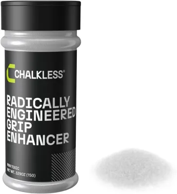 Chalkless Grip Enhancer - Premium Liquid Chalk Alternative & Less Mess Hand Chalk for Weightlifting Powerlifting Yoga Gaming Climbing and More Non-Toxic Long-Lasting & Reliable