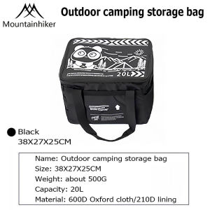 MOUNTAINHIKER camping storage bag foldable large capacity tool camping picnic storage bag waterproof