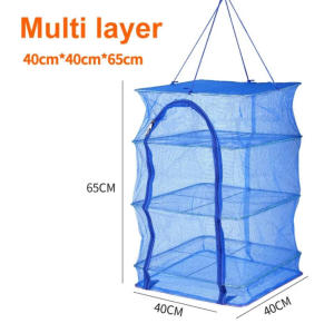 Anti-Fly Drying Net for Home Fish and Dried Food Multi-Layer Foldable Drying Rack for Vegetable Fish Dishes Mesh Hanging Drying Net