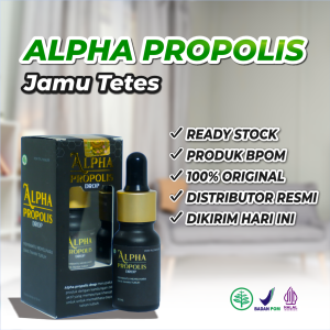 Alpha Propolis Isi 10 ml Multivitamin Bersertifikasi Bpom Halal