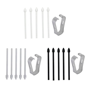 5PCS Digital Pen Nibs Replacement Tip & Practical Clip Accessories Optimized For Tablets S6 T860 Tablets Series