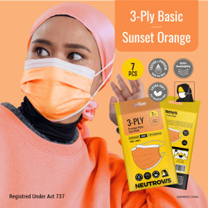 [Hijab Mask & Match Bundle] Neutrovis 3-Ply Hijab Medical Face Mask Care Shield Bundle  (114pcs)