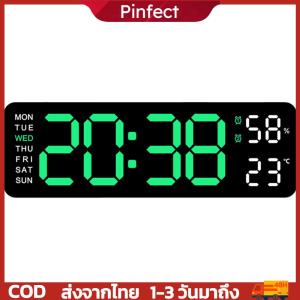 นาฬิกาปลุกดิจิตอลนาฬิกาผนังอิเล็กทรอนิกส์จำนวนมากแสดง USB การชาร์จนาฬิกาปลุกคู่มัลติฟังก์ชั่นสำหรับห้องนอน