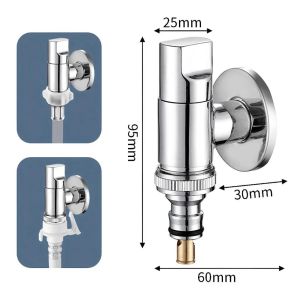 Vòi nước inox 304 van cấp nước đa năng cho máy giặt vòi xả tưới cây và sàn nước