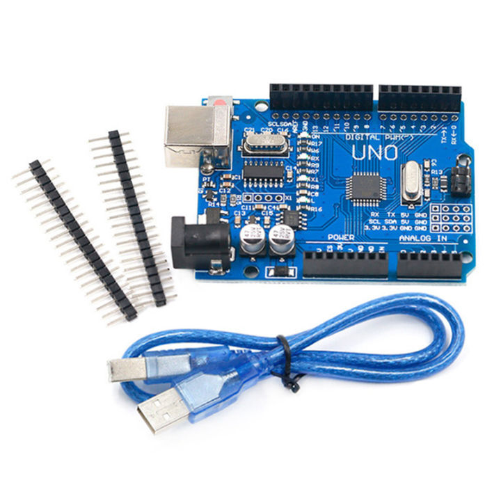 For Arduino UNO R3 with Straight Pin and USB Cable ATmega328P UNO R3 ...