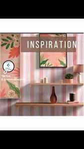 DIY LIVING ROOM DESIGN PVC WALLPAPER