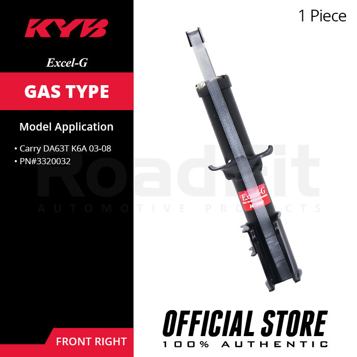 KYB Excel-G Gas Shock Absorbers for Suzuki Carry DA63T K6A '03-08 ...