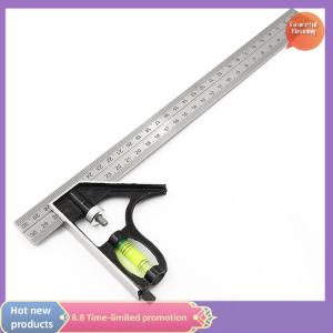 Graceful 12 Combination Square Stainless Steel Spirit Level Aluminium Measuring Tools