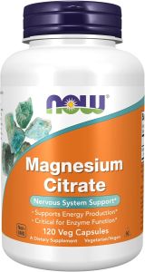 Now Magnesium Citrate - Hỗ Trợ Cơ Bắp Hệ Thần Kinh Và Chuyển Hóa Năng Lượng
