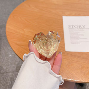 Zeallion Universal Korean Heart-shaped Mobile Phone Holder Stand Foldable Portable Phone Ring Bracket