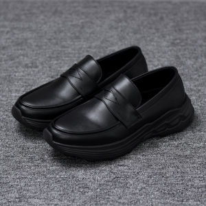 RENZO FULL BLACK |ManNeedMe x ARF| Sepatu Pantofel Pria Loafers Formal / Kantor