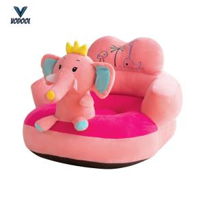 Cartoon Cute Toddlers Slipcover Non-slip Crystal Velvet Babies Armchair Couch Covers Breathable Elastic Plush for Boys Girls [Vodool Center]