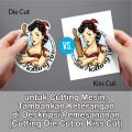 Jasa Cutting Stiker A3+ Costum Murah / Potong Stiker A3+. 