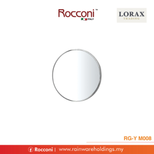 RG-Y M008 Aluminium Frame Mirror Light Gun Metal Bathroom Wall