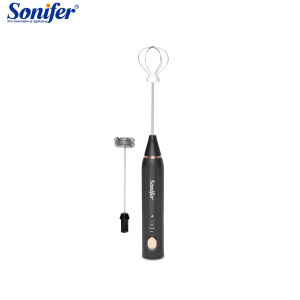Sonifer Milk Frother Spiral / Spring Mixer Portable 2 Mata Pengaduk Susu Kopi Foamer Baterai Cas SF-8140