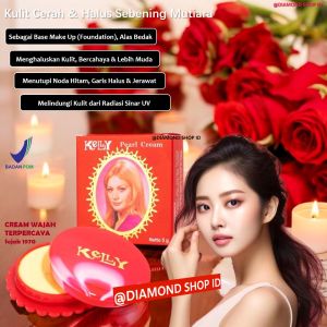 Termurah - Kelly Pearl Cream Wajah Glowing BPOM Terlaris Cream Wajah Pemutih Glowing 5 gr Cream Penghilang Flek Hitam Kelly Cream Muka Glowing dan Putih Cream Wajah Penghalus dan Pemutih Kelly Pearl Face Cream Krim Wajah Siang Malam Glowing Pencerah Wajah