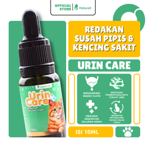 Holycatlabs Urin Care Kucing Bebas Nyeri Pipis Jadi Happy! 10ml