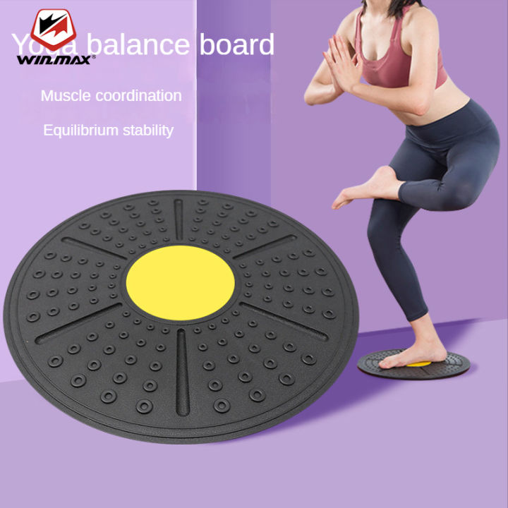 WinMax Bảng cân bằng Yoga Wobble Thể dục Xoay Xoa bóp Ổn định Đĩa tròn ...