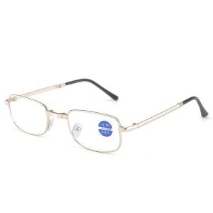 Kacamata Lipat Lensa Baca Frame Besi Mode Korea Terbaru +100 sd +350 Kacamata Pria Wanita