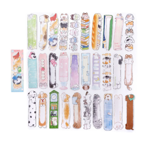 30Pcs Artistic Kitten Puppy Bookmarks Scrapbooking Background Paper For Handmade Art Craft Journaling Planner Wrapping