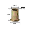 50pcs Mur Rivet Nut Rivnut tanam M3 M4 M5 M6 3mm 4mm 5mm 6mm. 