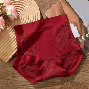 High Waist Tummy Control Lace Panties  Seamless Shaping Briefs  Butt Lifting  Breathable Underwear Soft And Shapely  Silky Lightweight