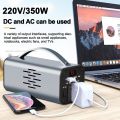 98000 mAh Portable Power Bank Solar Generator 350W Laptop Fast Charging 220V Battery Charger Camping Outdoor bank kuasa mudah alih. 