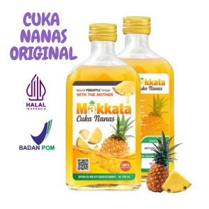 Cuka Nanas Obat Diabetes - Cuka Nanas With Mother Asli Original - Cuka Nanas Makkata 250ml