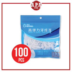APA High Elasticity Dental Floss Picks Superfine Toothpick Deep Cleaning Oral Health Care Teeth Tooth Brush  牙线棒