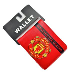 World Football Club Short Fold Wallet PU Leather Color Printing Coin Purse Card Holder Real Madrid Manchester United Arsenal Barcelona Red Army Chelsea