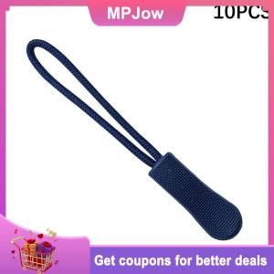 【MPJow】 New 10pcs Zipper Pull Puller End Fit Rope Tag Replacement Clip Broken Buckle Fixer Zip Cord Tab Travel Bag Suitcase Tent