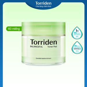 Toner Pad hàng ngày BALANCEFUL CICA 180ml 60 miếng Toner Pad