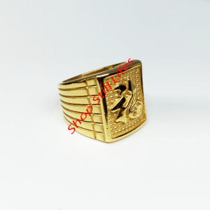 [HCM]nhẫn nam inox mạ vàng không phai chữ phước