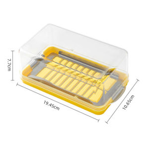 【Local Shipping】Vogvigo Butter Cheese Cutter Storage Box with Lid Household Kitchen Baking Food Butter Refrigerator Fresh Keeper Container Baking Tool