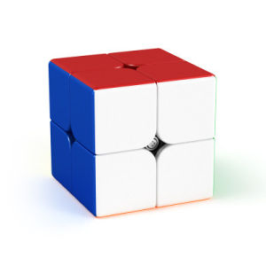 DREAMToy 3X3/2X2 Meilong Kubus Ajaib Kubus Puzzle Tanpa Stiker Kubus Kecepatan Profesional Mainan Pendidikan Kecepatan untuk Anak-anak