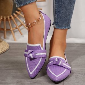 Free Shipping New Spring And Autumn Collection Of Plus-Size Pointed-Toe Flats Featuring A Slip-On Design And A Casual Low-Heel Style For Women