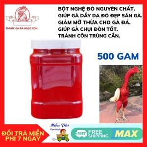 Nghệ đỏ cho gà đá bao nguyên chất hũ 0.5kg