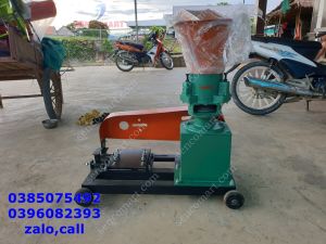 Khung Máy Ép Cám Viên Chạy Dây Curoa Gắn Sàng 3ly