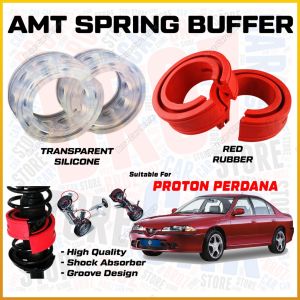 ♾️ For Proton Perdana AMT Car Spring Buffer Shock Absorber Spring Rubber Bumper Cushion Transparent Silicone Buffer