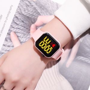 LED Watch Sport Waterproof Digital Watch Mens Women Touch Watch Electronic Students Watch Kids Gift