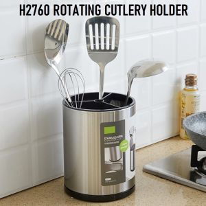 Stainless Steel Cutlery Holder Utensil Kitchen Knife Holder Spoon Fork Chopsticks Organizer Stand