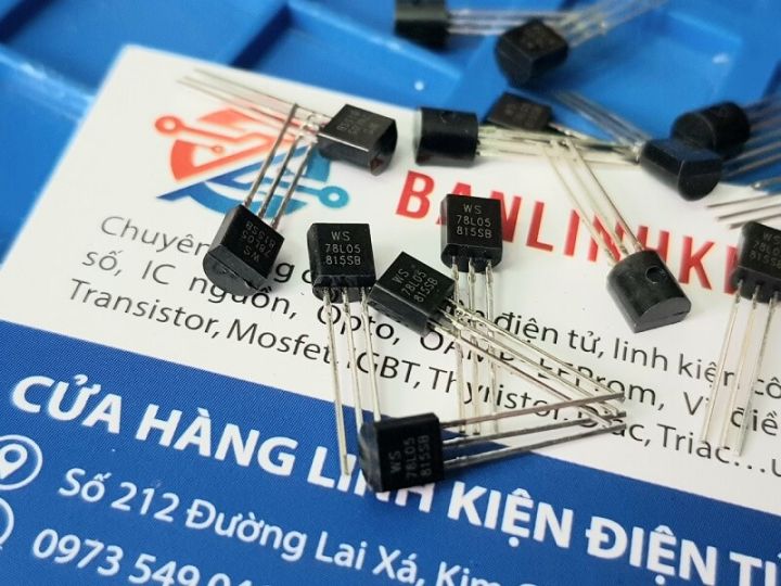 [ Combo 30 chiếc] L78L05, 78L05 IC nguồn ổn áp 5V TO-92