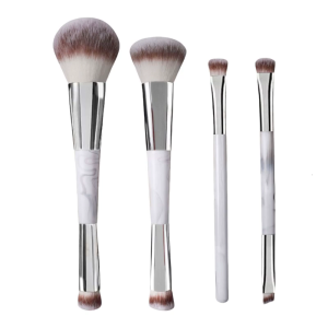 4Pcs Makeup Brushes Set Double Sided Makeup Brushes Professional Face Makeup Tools for Liquid Cream Blending