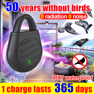 🐦50 years without birds 🐦 ultrasonic bird repellent outdoor anti bird repellent pigeons repellent crow repellent penghalau burung Better to use than bird spikes Chase away all kinds of birds Balcony / Car / Orchard 驱鸟神器