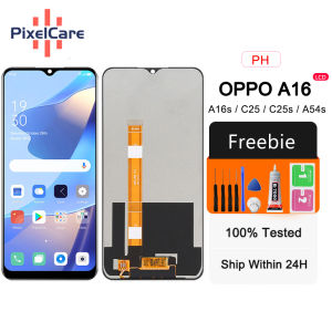 Original LCD Compatible For OPPO A16 A16s Realme C25 C25s A54s A16 2021 A56s A56 4G Narzo 50A LCD With Frame Screen Display Touch Screen Digitizer Assembly Replacement Parts