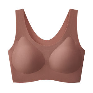 Seamless Invisible Bra Women No Size Comfortable Soft Support Breathable Camisole Vest