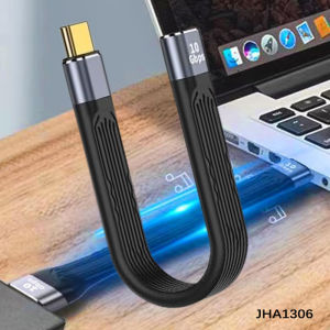 USB C to USB Adapter USB C Female to USB C Male Adapter 10Gbps USB C Female to USB 3.0 Male Adapter OTG Bidirectional Cable USB C to USB C Adapter Charger Flexible Flat Short Cable for PC TV