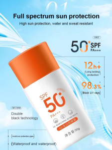 Fresh Sunscreen Long Lasting UV Protection Cream Waterproof Sunscreen for Sensitive Skin