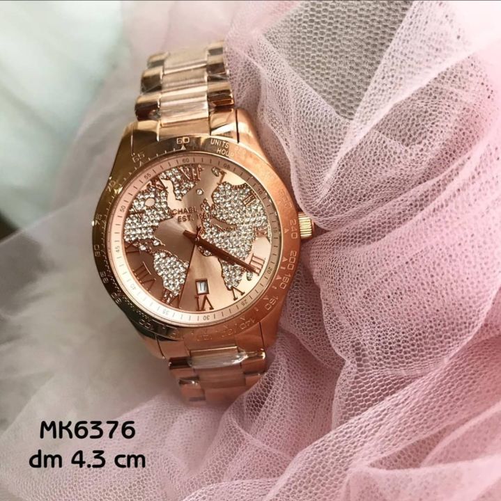 Michael kors layton watch rose online gold